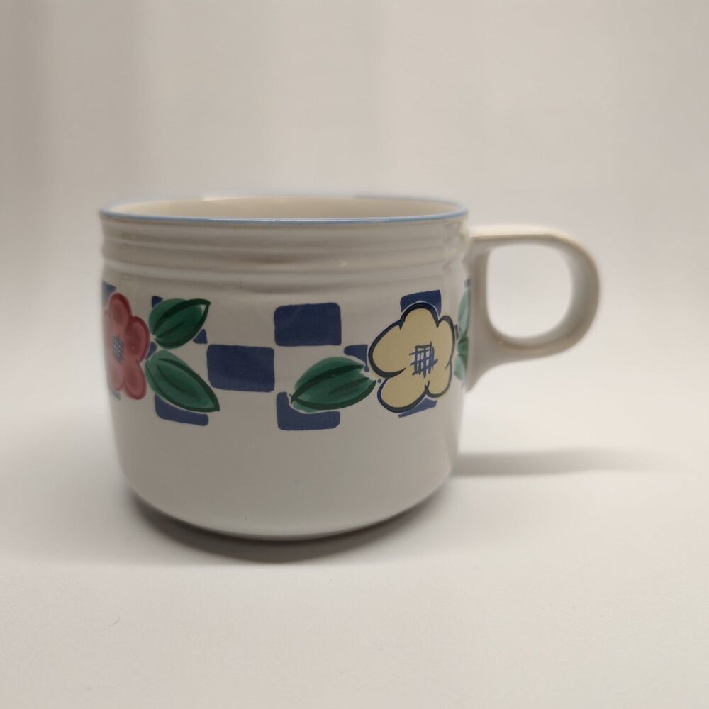 Christopher Stuart Village Bistro Cottagecore Floral Coffee Mug Country...